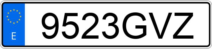 Numer rejestracyjny 9523GVZ posiada VOLKSWAGEN TIGUAN