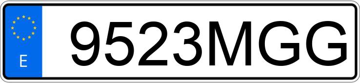 Numer rejestracyjny 9523MGG posiada BMW I4 Numer rejestracyjny 9523MGG posiada BMW I4