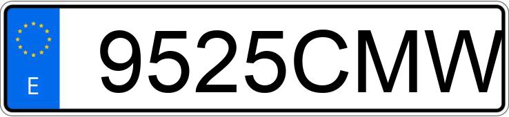 Numer rejestracyjny 9525CMW posiada RENAULT CLIO