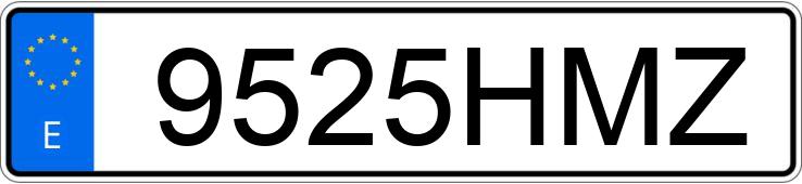 Numer rejestracyjny 9525HMZ posiada CITROEN C3