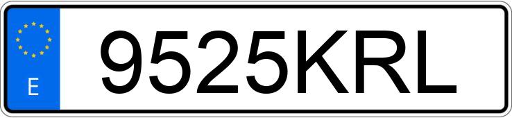 Numer rejestracyjny 9525KRL posiada BMW SERIE 5 Numer rejestracyjny 9525KRL posiada BMW SERIE 5