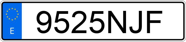 Numer rejestracyjny 9525NJF posiada KIA XCEED