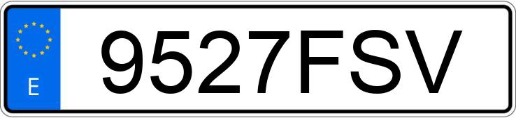 Numer rejestracyjny 9527FSV posiada PEUGEOT 407