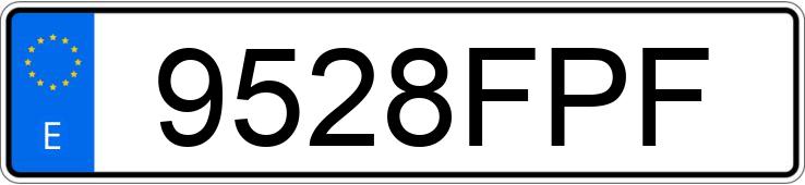 Numer rejestracyjny 9528FPF posiada SEAT IBIZA