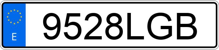 Numer rejestracyjny 9528LGB posiada KAWASAKI Z 900