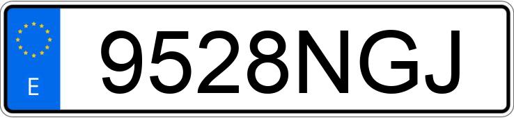 Numer rejestracyjny 9528NGJ posiada JEEP WRANGLER Numer rejestracyjny 9528NGJ posiada JEEP WRANGLER