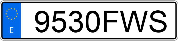 Numer rejestracyjny 9530FWS posiada KINROAD CYCLONE