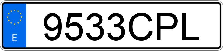 Numer rejestracyjny 9533CPL posiada MERCEDES A (168-169)