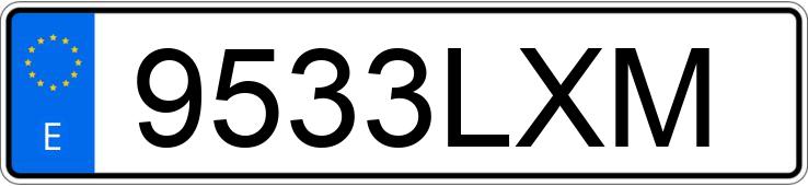 Numer rejestracyjny 9533LXM posiada PEUGEOT 308 Numer rejestracyjny 9533LXM posiada PEUGEOT 308