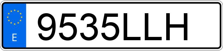 Numer rejestracyjny 9535LLH posiada RENAULT CLIO