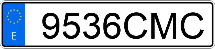 Numer rejestracyjny 9536CMC posiada FORD FOCUS