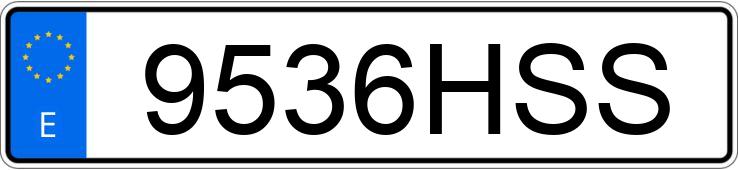 Numer rejestracyjny 9536HSS posiada SKODA FABIA