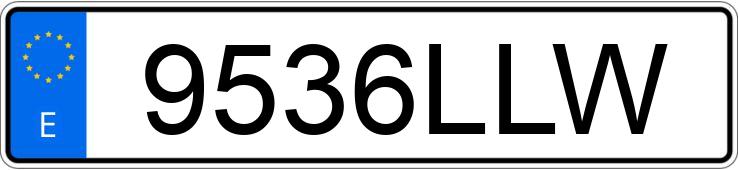 Numer rejestracyjny 9536LLW posiada KIA XCEED