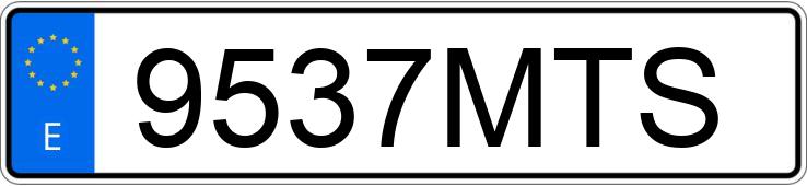 Numer rejestracyjny 9537MTS posiada FORD TRANSIT Numer rejestracyjny 9537MTS posiada FORD TRANSIT