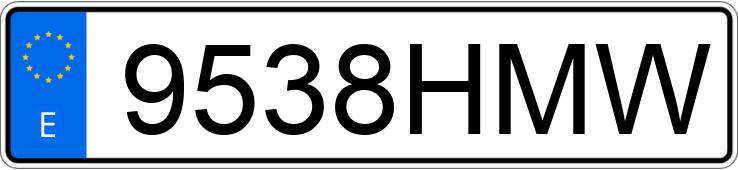 Numer rejestracyjny 9538HMW posiada PEUGEOT 308