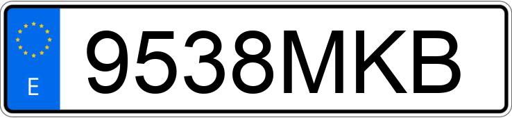 Numer rejestracyjny 9538MKB posiada MERCEDES GLC (254)