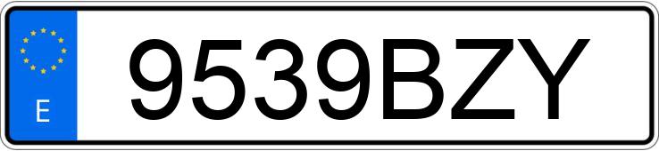 Numer rejestracyjny 9539BZY posiada FIAT STILO Numer rejestracyjny 9539BZY posiada FIAT STILO