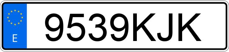 Numer rejestracyjny 9539KJK posiada SEAT LEON