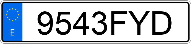 Numer rejestracyjny 9543FYD posiada PEUGEOT 307 Numer rejestracyjny 9543FYD posiada PEUGEOT 307