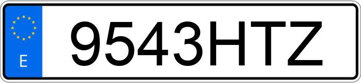 Numer rejestracyjny 9543HTZ posiada AUDI Q3 Numer rejestracyjny 9543HTZ posiada AUDI Q3