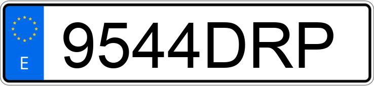 Numer rejestracyjny 9544DRP posiada SEAT IBIZA