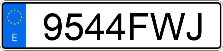 Numer rejestracyjny 9544FWJ posiada PEUGEOT 807 Numer rejestracyjny 9544FWJ posiada PEUGEOT 807