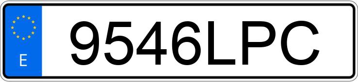 Le numéro d’enregistrement 9546LPC a RENAULT CAPTUR