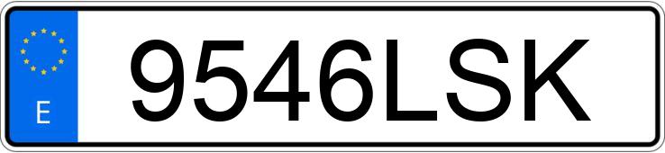 Numer rejestracyjny 9546LSK posiada PEUGEOT 508