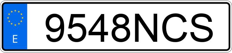 Numer rejestracyjny 9548NCS posiada JEEP AVENGER