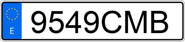 Numer rejestracyjny 9549CMB posiada AUDI A4