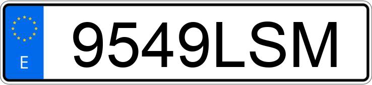 Numer rejestracyjny 9549LSM posiada MERCEDES E (212-207) 350 BLUETEC 4MATIC 7G PLUS