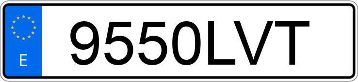 Numer rejestracyjny 9550LVT posiada CUPRA FORMENTOR