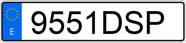 Numer rejestracyjny 9551DSP posiada SKODA FABIA Numer rejestracyjny 9551DSP posiada SKODA FABIA