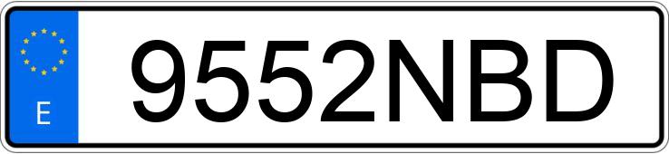 Numer rejestracyjny 9552NBD posiada GIOTTI VICTORIA GLADIATOR