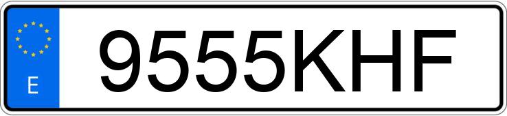 Numer rejestracyjny 9555KHF posiada HYUNDAI TUCSON