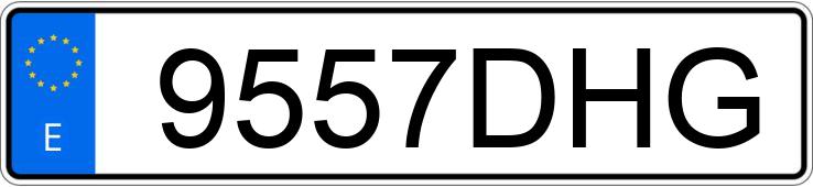 Numer rejestracyjny 9557DHG posiada AUDI A6