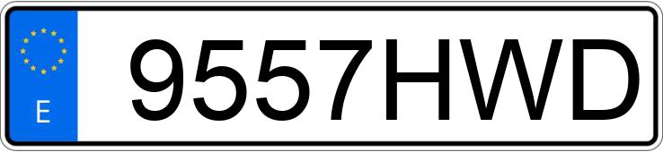 Numer rejestracyjny 9557HWD posiada YAMAHA YP 125 MAJESTY