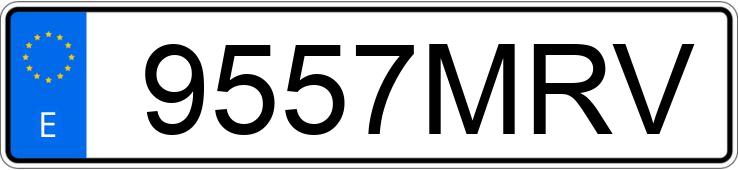 Numer rejestracyjny 9557MRV posiada SSANGYONG/KGM TIVOLI