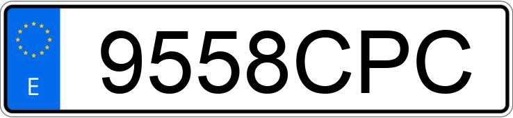 Numer rejestracyjny 9558CPC posiada VOLKSWAGEN PASSAT