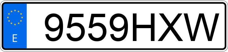 Numer rejestracyjny 9559HXW posiada SEAT LEON