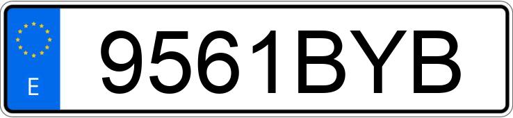Numer rejestracyjny 9561BYB posiada OPEL ASTRA