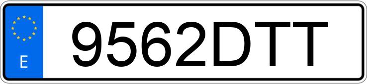 Numer rejestracyjny 9562DTT posiada SEAT TOLEDO