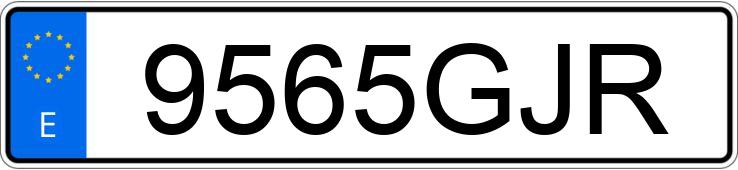 Numer rejestracyjny 9565GJR posiada FIAT PUNTO
