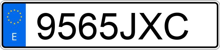 Numer rejestracyjny 9565JXC posiada MAZDA MAZDA3