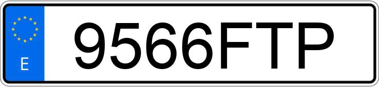 Numer rejestracyjny 9566FTP posiada SEAT LEON