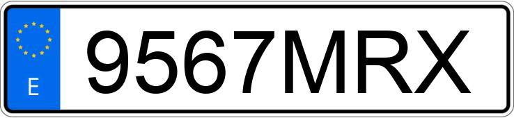 Numer rejestracyjny 9567MRX posiada CUPRA LEON