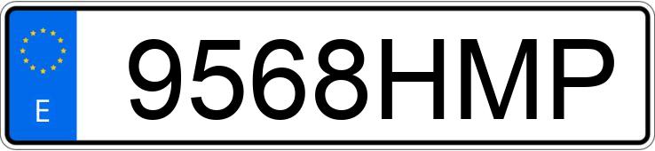 Numer rejestracyjny 9568HMP posiada FORD FIESTA