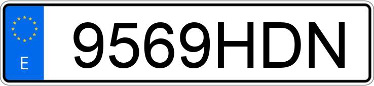 Numer rejestracyjny 9569HDN posiada FORD FOCUS Numer rejestracyjny 9569HDN posiada FORD FOCUS