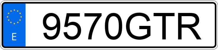 Numer rejestracyjny 9570GTR posiada FORD FOCUS