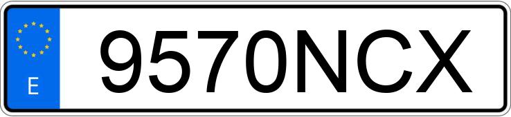 Numer rejestracyjny 9570NCX posiada HYUNDAI I20